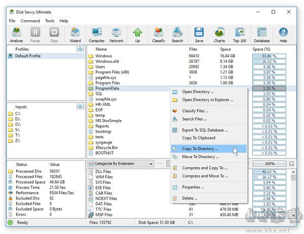 Disk Savvy(磁盘空间分析软件)