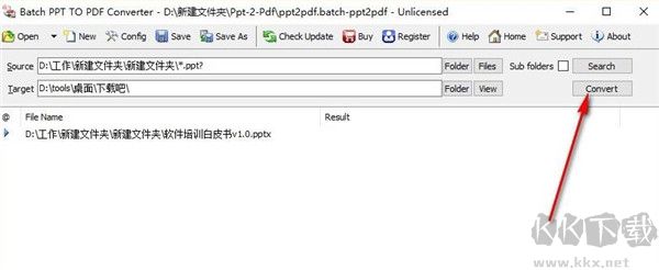 Batch PPT to PDF Converter(PPT转PDF批量转换器)