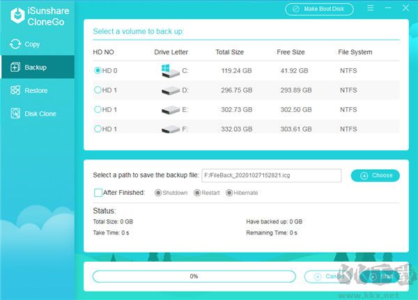 iSunshare CloneGo(系统备份还原工具)