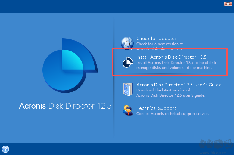  Acronis Disk Director(磁盘分区管理软件)