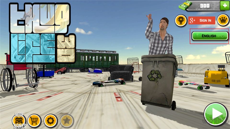 车轮上不可能的坡道