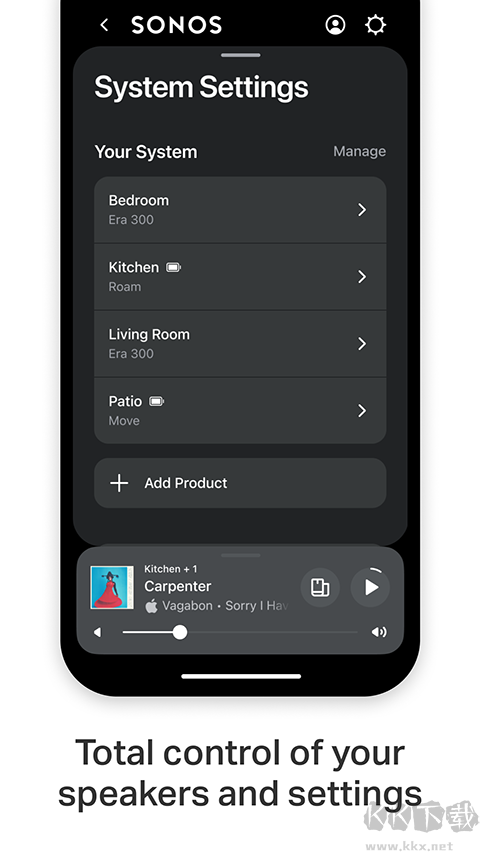 Sonos app安卓版