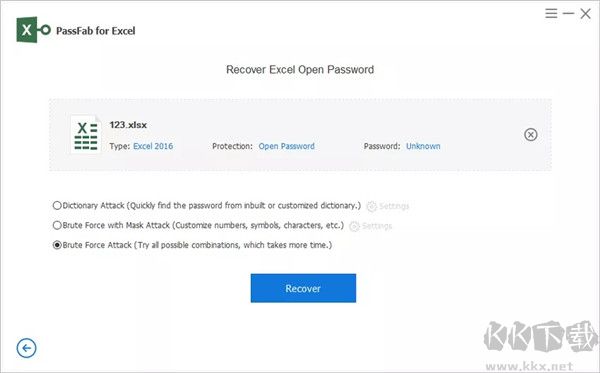 PassFab for Excel(Excel密码恢复工具)