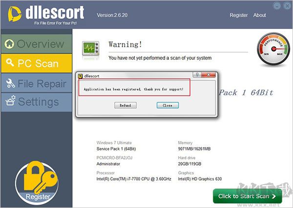 DLLEscort(DLL修复工具)