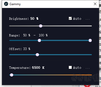 Gammy(屏幕亮度色温调整工具)