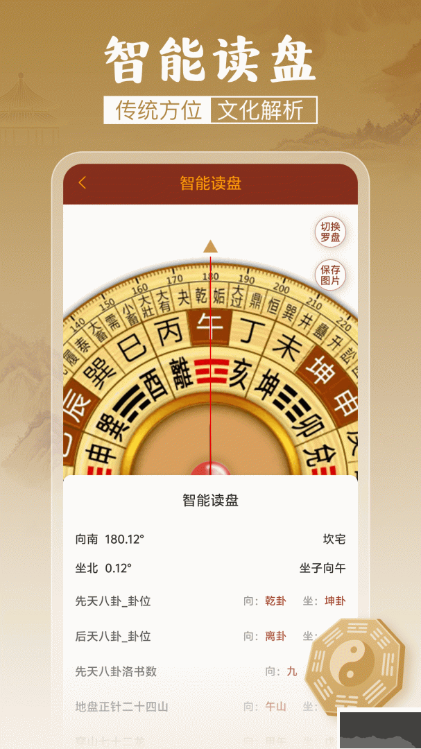 风水罗盘实景