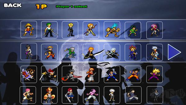 mugen动漫大乱斗(Anime Stars Fighting)