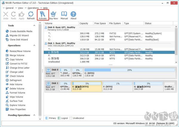 NIUBI Partition Editor(磁盘分区工具)