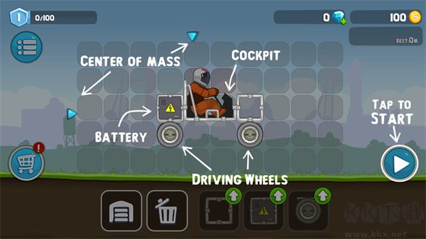 太空全地形车冒险(RoverCraft)