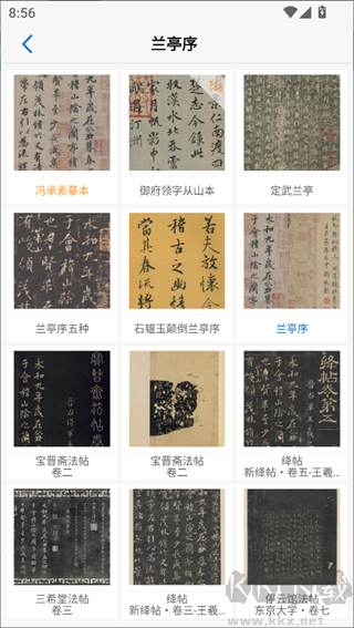 以观书法