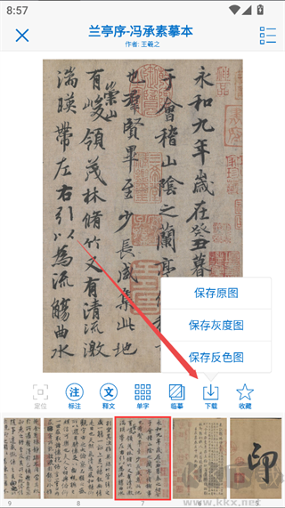 以观书法