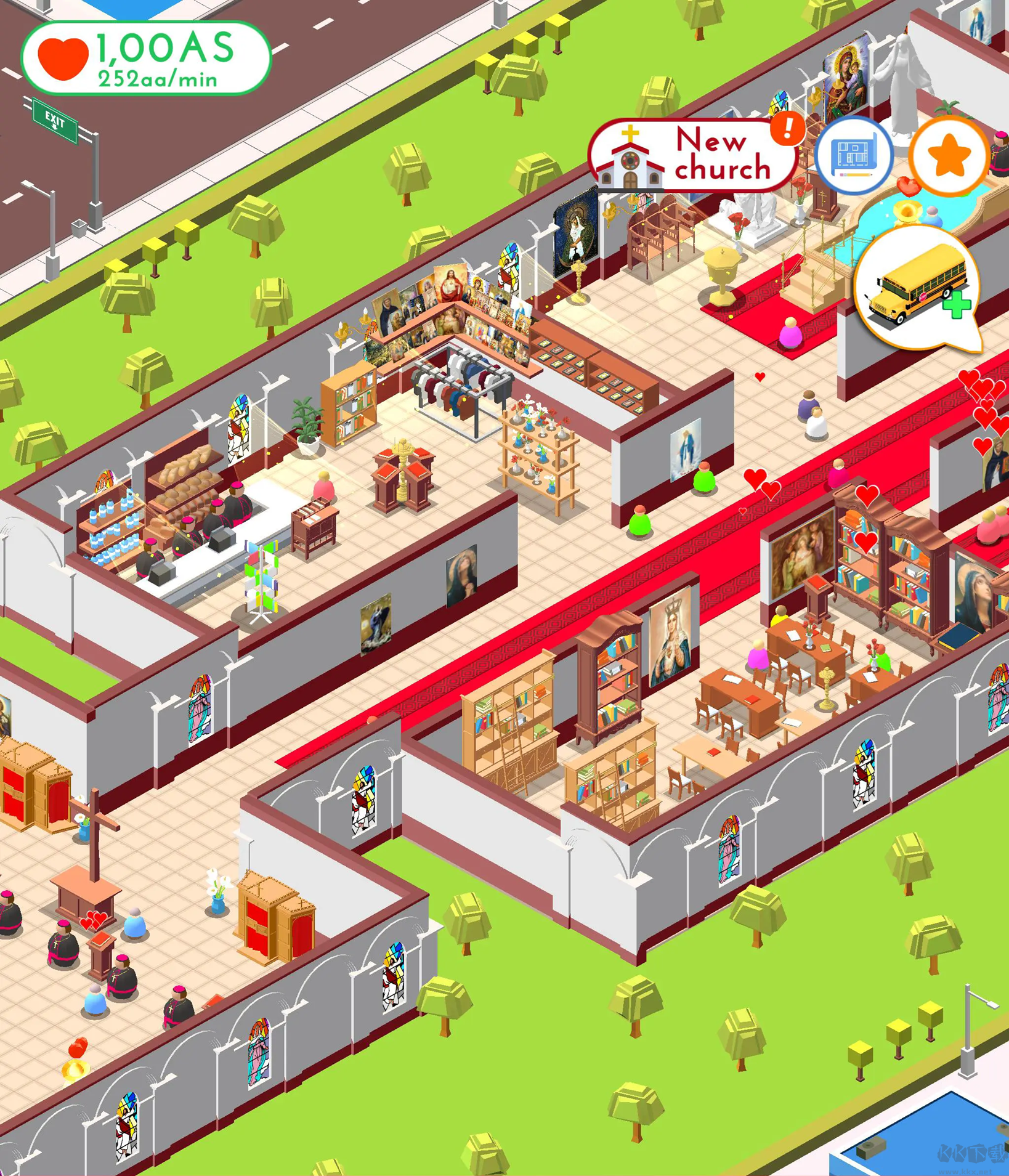 闲散教会大亨(Idle Church Tycoon)