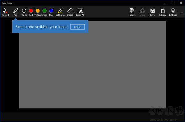 Microsoft Snip(屏幕录制)