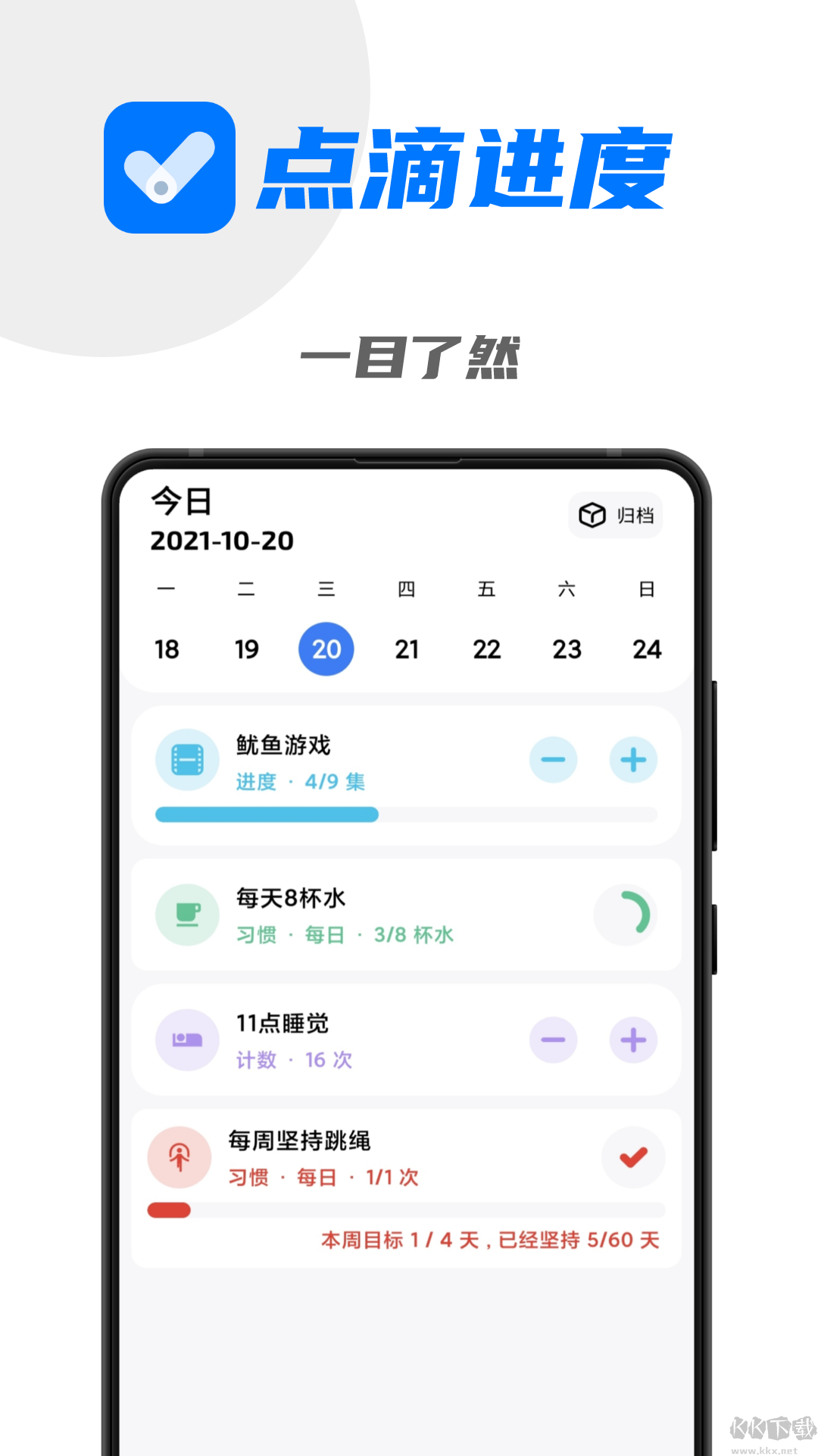 点滴进度
