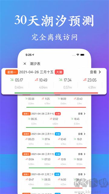 潮汐表app专业版