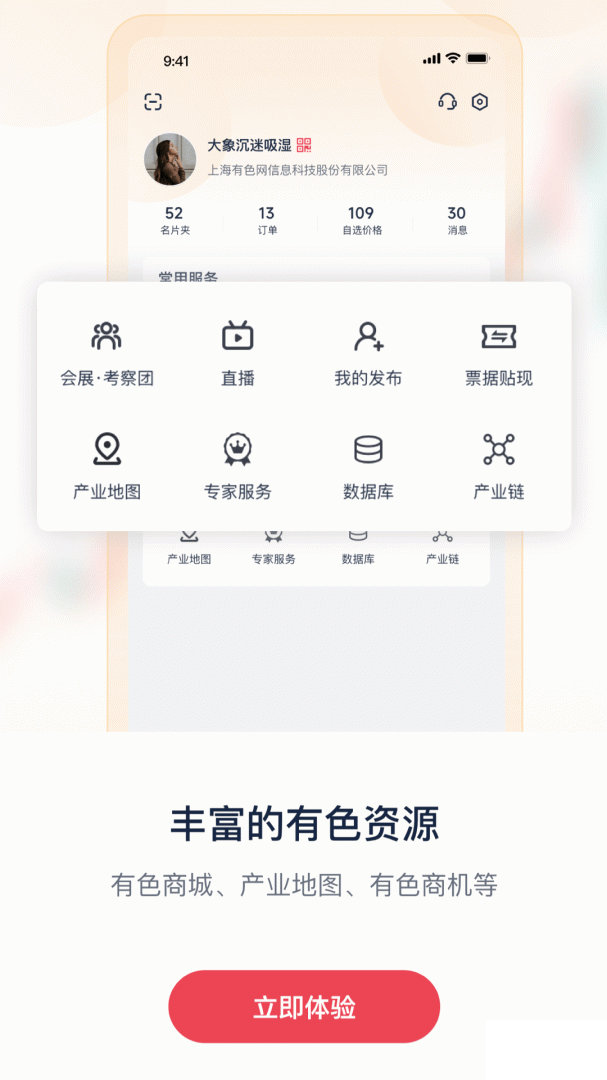 掌上有色