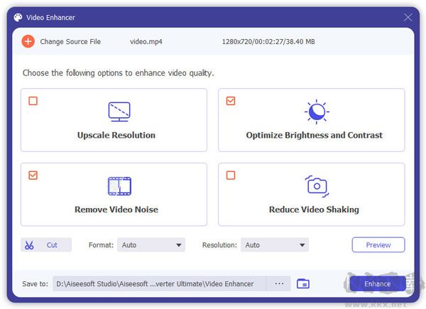 Aiseesoft Video Enhancer(视频增强软件)