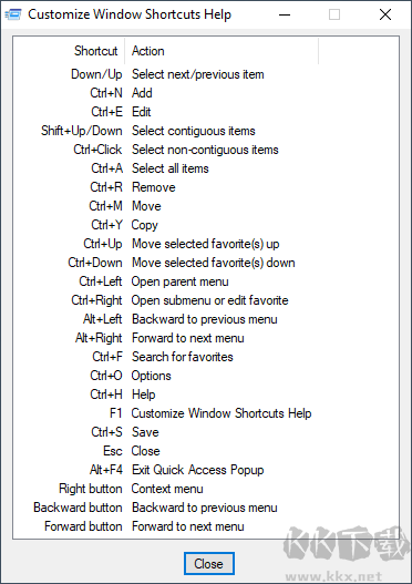 Quick Access Popup(快速启动菜单)