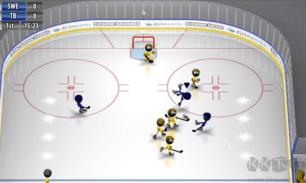 火柴人冰球(Stickman Ice Hockey)