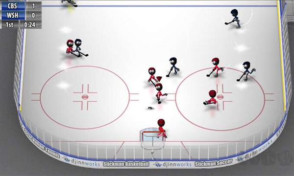 火柴人冰球(Stickman Ice Hockey)