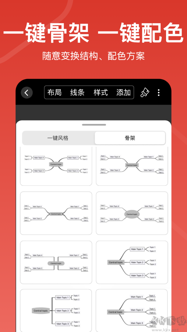 寻简思维导图简洁版