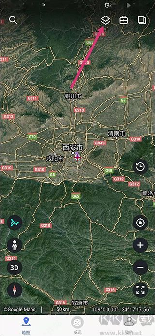 新知卫星地图