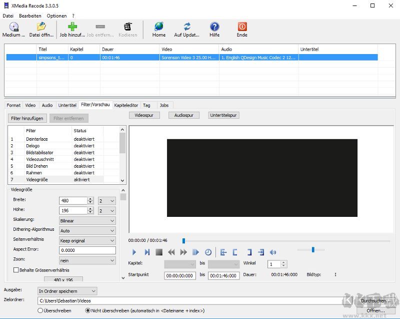 XMedia Recode(音视频转化器)