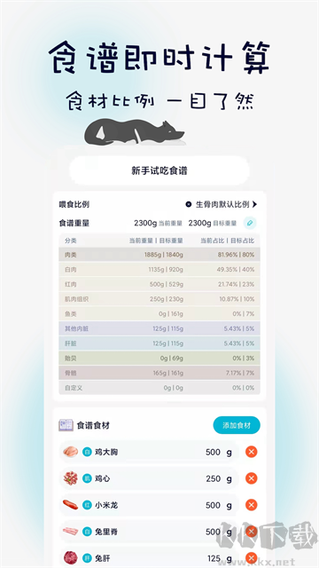 嗷呜猫狗食谱手机版