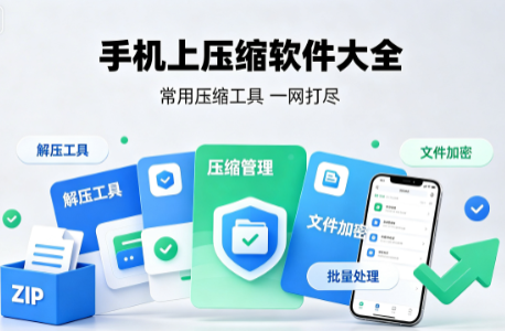 压缩软件合集-手机上压缩软件大全-2026压缩软件下载
