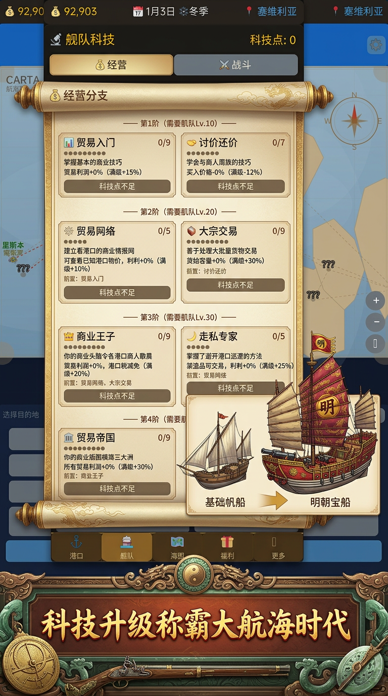 回到明朝升升官