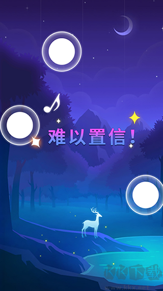 节奏的钢琴白块
