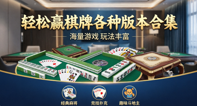 轻松赢棋牌各种版本合集-轻松赢棋牌热门版本推荐-轻松赢棋牌标准版/最新版/正式版/安卓版