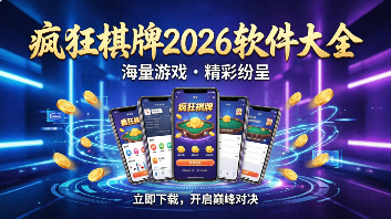 疯狂棋牌2026软件大全-疯狂棋牌新旧版本合集-疯狂棋牌标准版/正式版/最新版/官方版