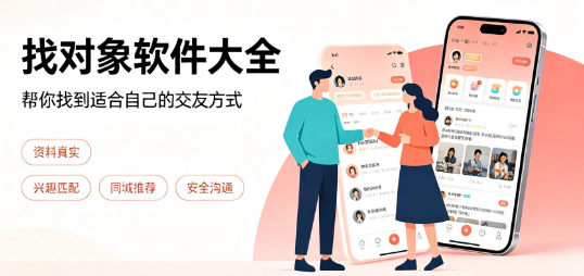 找对象软件大全-找对象软件推荐-免费找对象的app合集