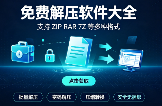 免费解压软件大全-好用又安全的解压工具下载-解压app推荐