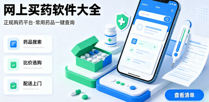 网上买药软件大全-靠谱的网上买药app推荐-网上买药软件合集