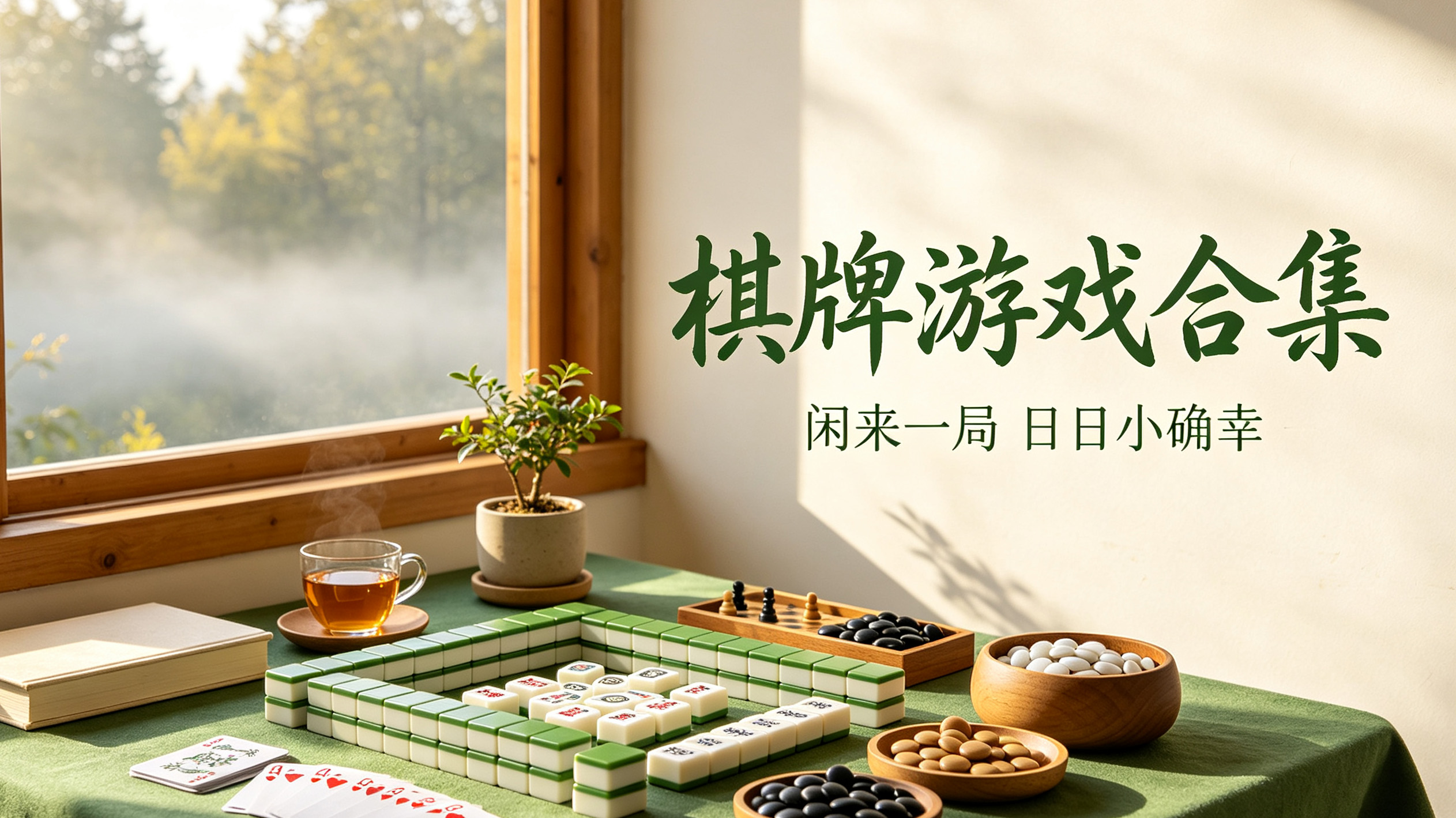 居家休闲棋牌游戏大集合-单人娱乐多人组队任选-宅家也能拥有充实消遣