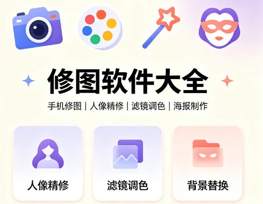 修图软件大全-好用的图片编辑app下载-修图软件推荐