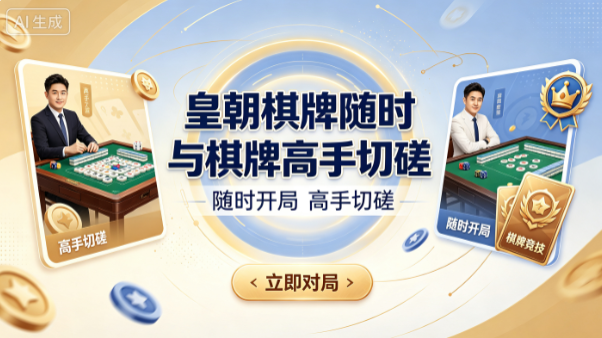 皇朝棋牌随时与棋牌高手切磋-皇朝棋牌各地高手汇聚交流牌技-皇朝棋牌高手过招提升技术快