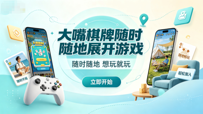 大嘴棋牌零门槛轻松参与对局