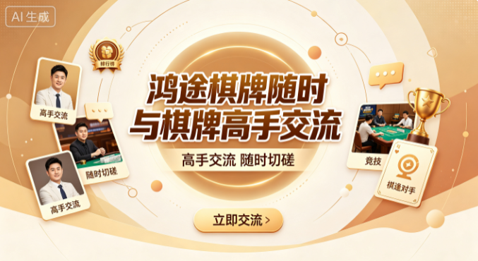 鸿途棋牌高手过招收获丰富