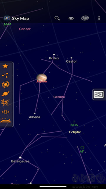 谷歌星空(Sky Map)