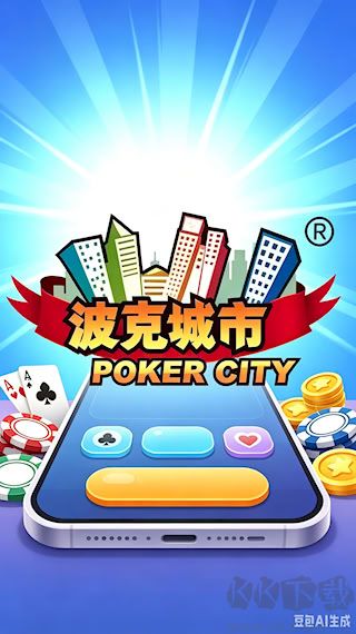 波克城市APP棋牌遊戲大廳界面