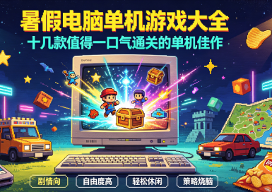 适合暑假玩的电脑单机游戏大全-硬核动作+策略解谜+治愈叙事全覆盖-2026暑期必玩的PC单机游戏合集