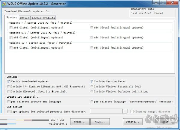 WSUS Offline Update(微软系统补丁下载器)