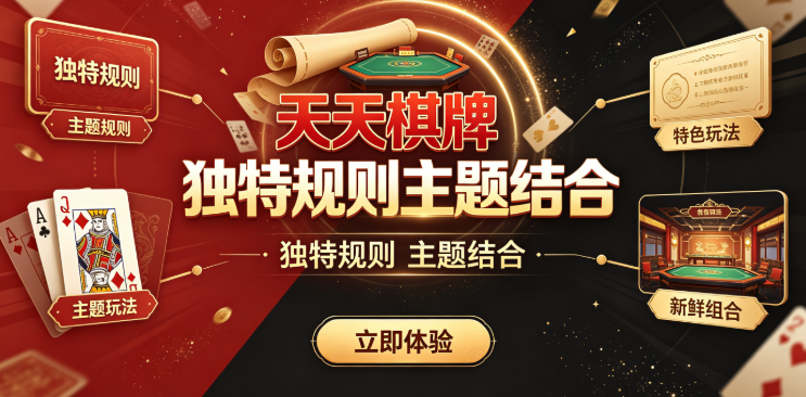 天天棋牌独特规则主题结合-天天棋牌细致设计保障品质-天天棋牌快速反应享受竞技快感