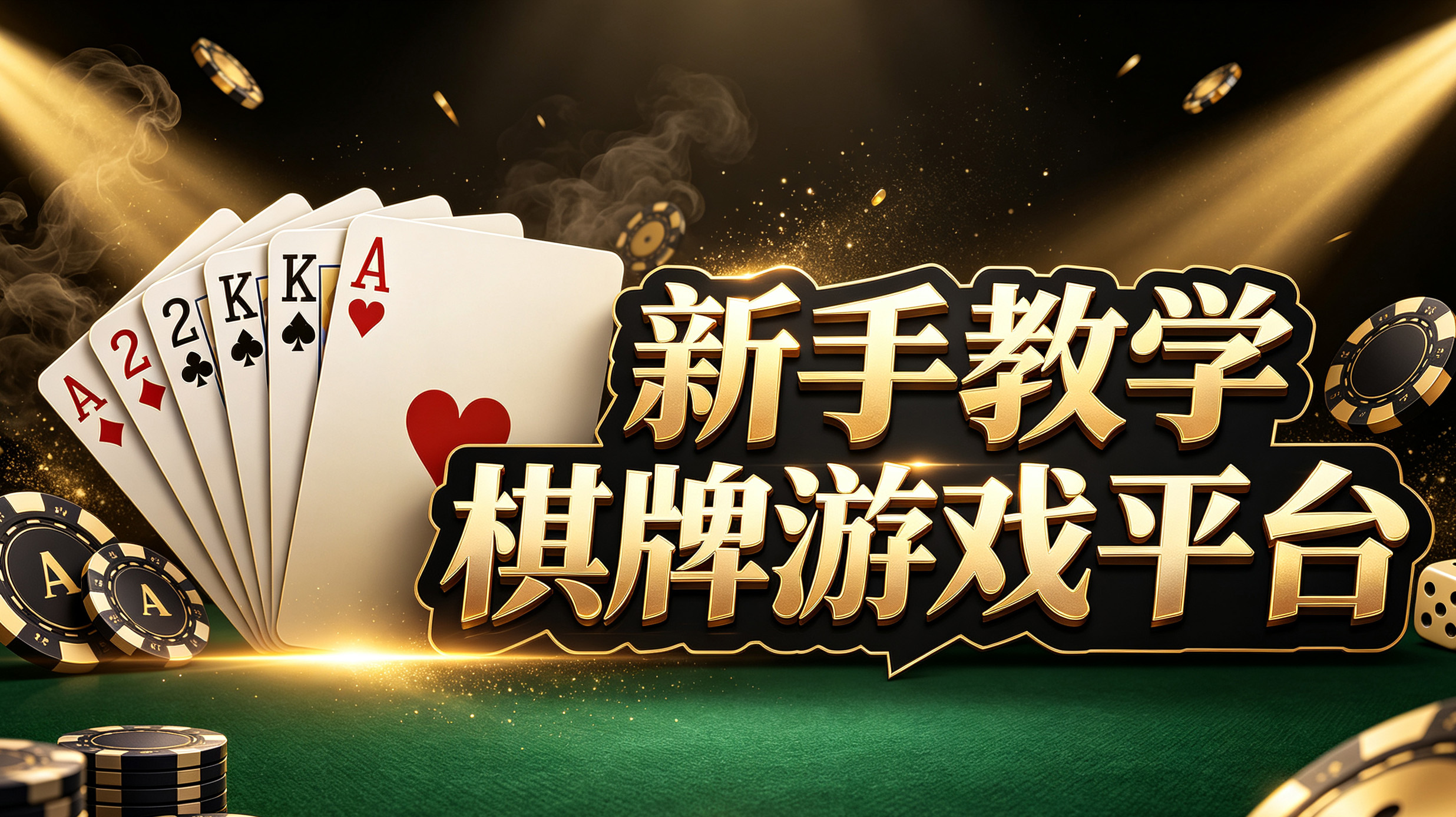 新手教学棋牌游戏平台-零基础保姆级规则教学-手把手带你快速上手打牌