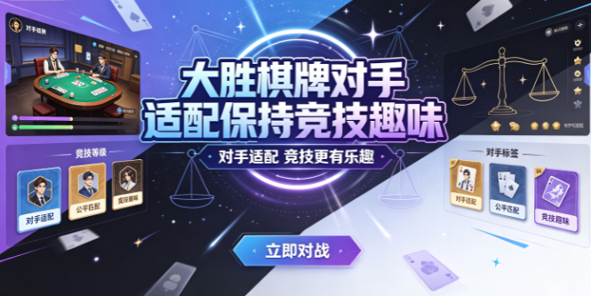 大胜棋牌2026智能匹配优选平台