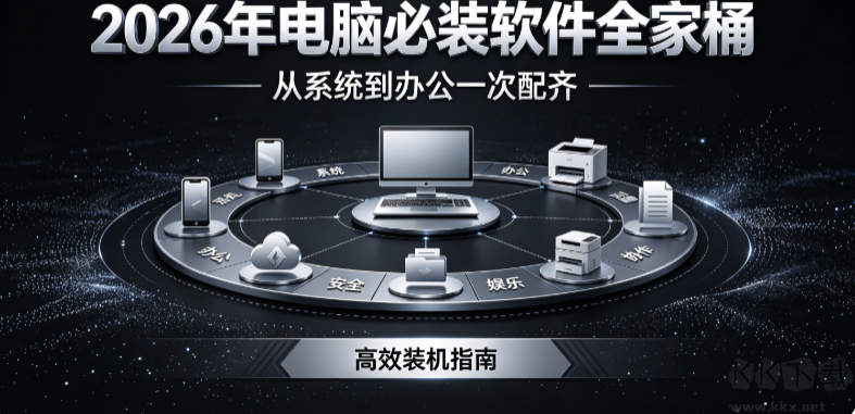 2026年电脑必装软件全家桶