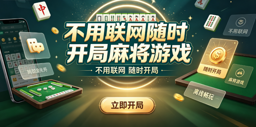 不用联网随时开局麻将游戏-打发时间首选麻将-多种经典麻将玩法齐全